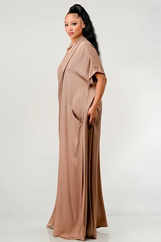 ATHINA LUXE DRAPE DOWN LOOSE FIT JUMPSUIT