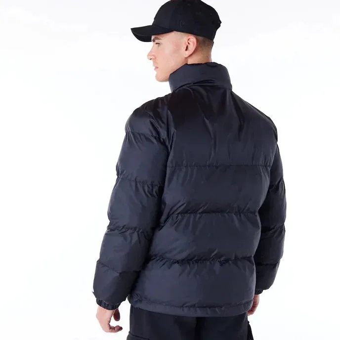 New York Yankees MLB Black Nylon Puffer Jacket Men and Women