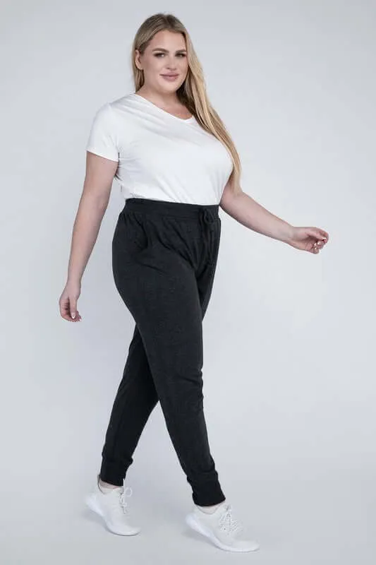 Plus Size Comfy Fit Jogger Pants
