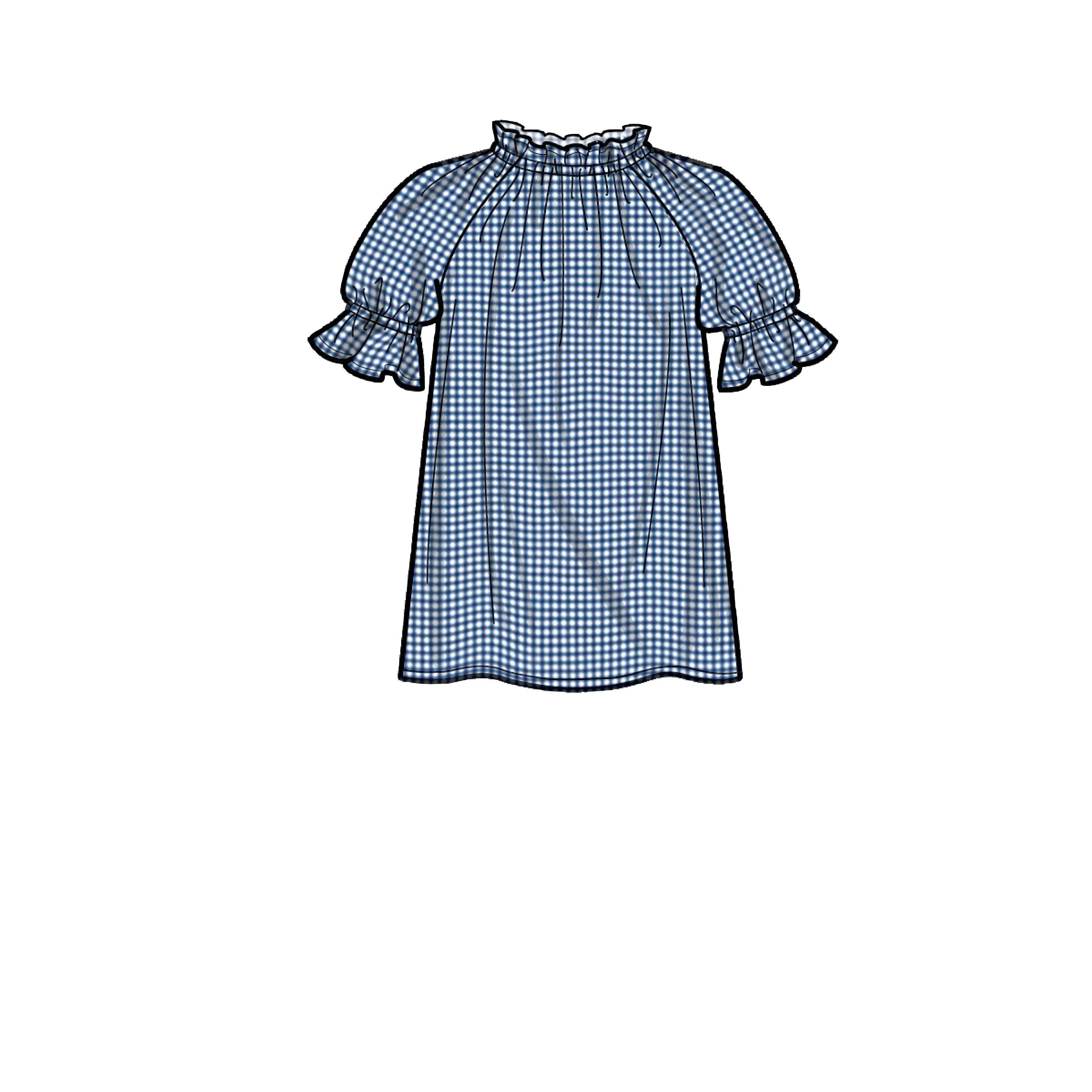 Simplicity Sewing Pattern 9393 Children's Dress, Tunic, Top and Pants