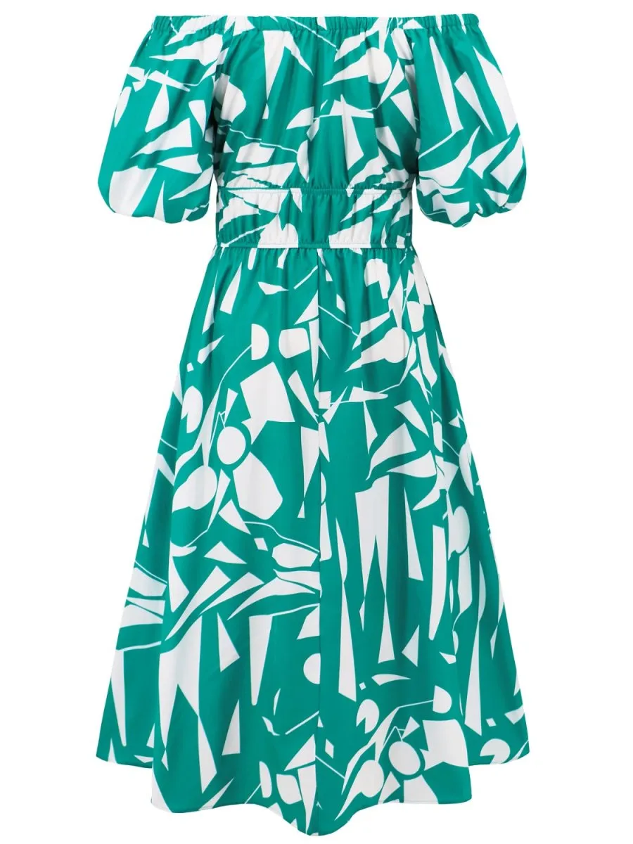 Tropical Hideaway Maxi Floral Off The Shoulder Dress